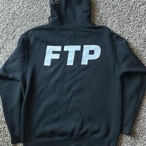 Ftp x thrasher black hoodie